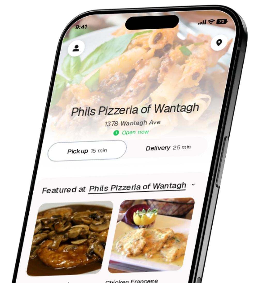 Phils Pizzeria of Wantagh app preview