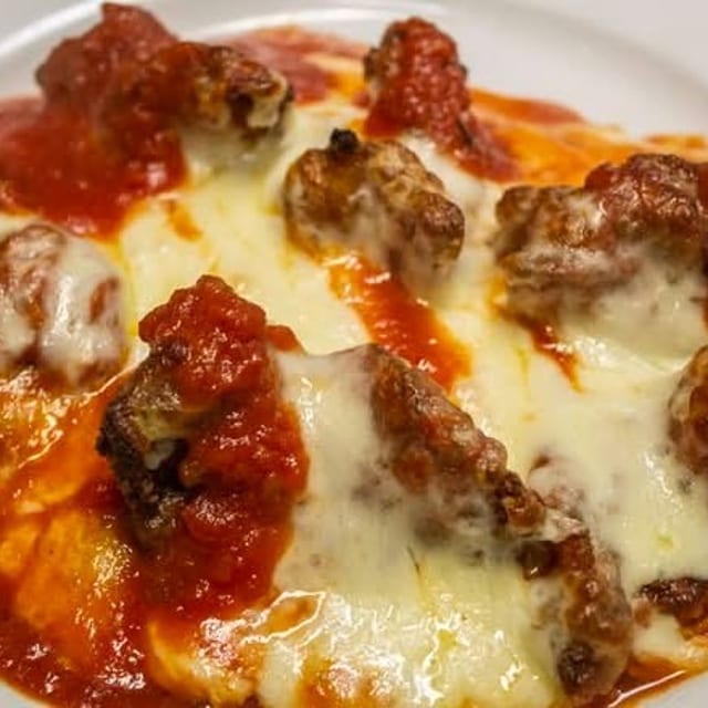 Shrimp Parmigiana.