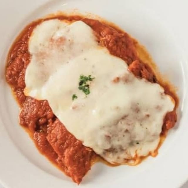 Eggplant Parmigiana.