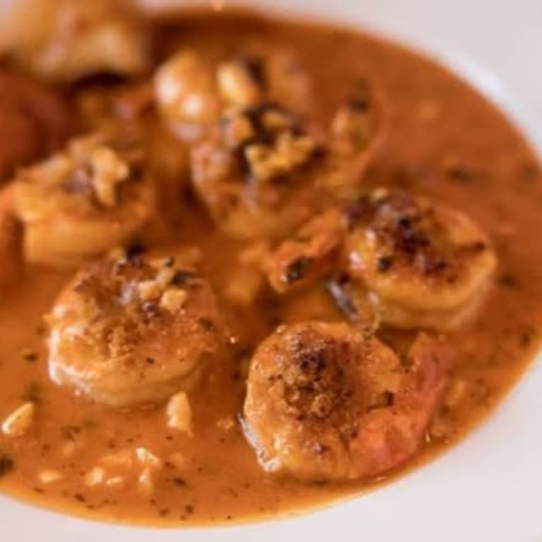 Indulge in our shrimp scampi