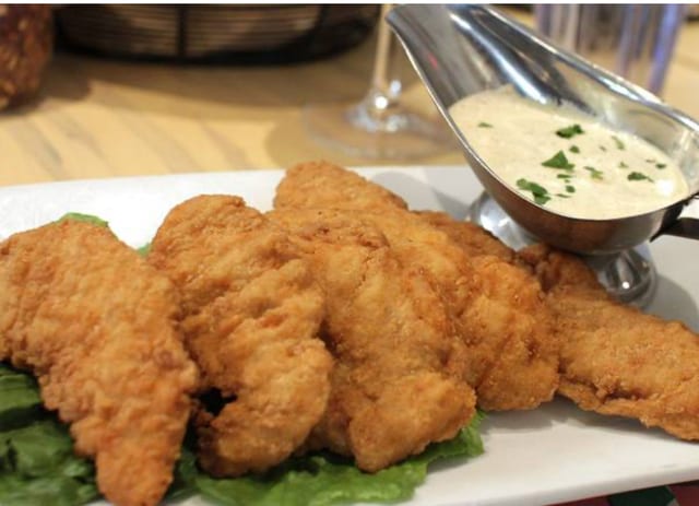 Chicken Fingers with Fries.