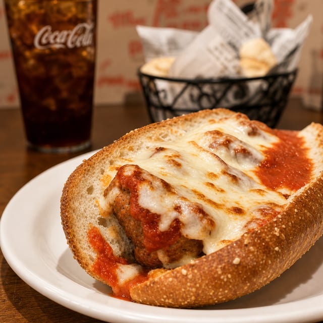 Meatball Parm Hero.
