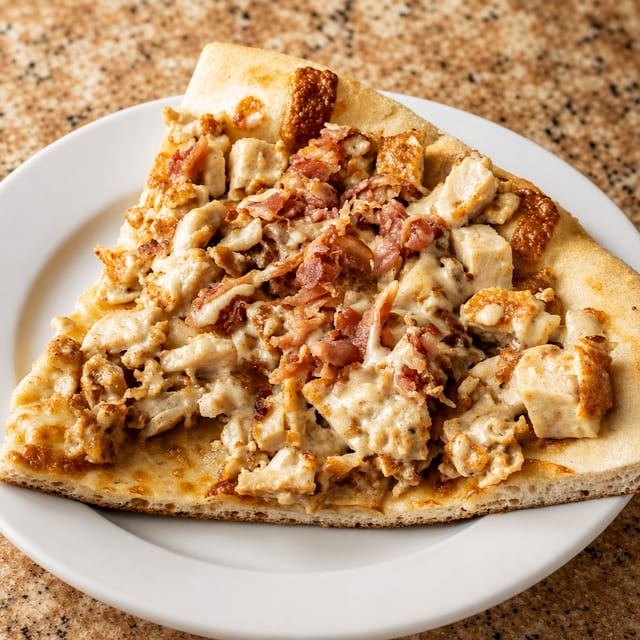 Chicken Bacon Ranch Pizza.
