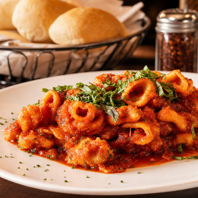 Fried Calamari Arrabbiata.