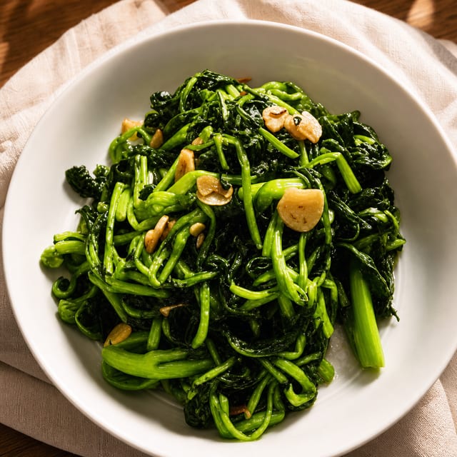 Sautéed Broccoli Rabe.