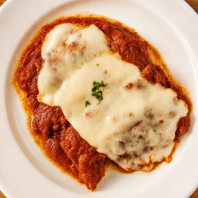 Eggplant Parmigiana.