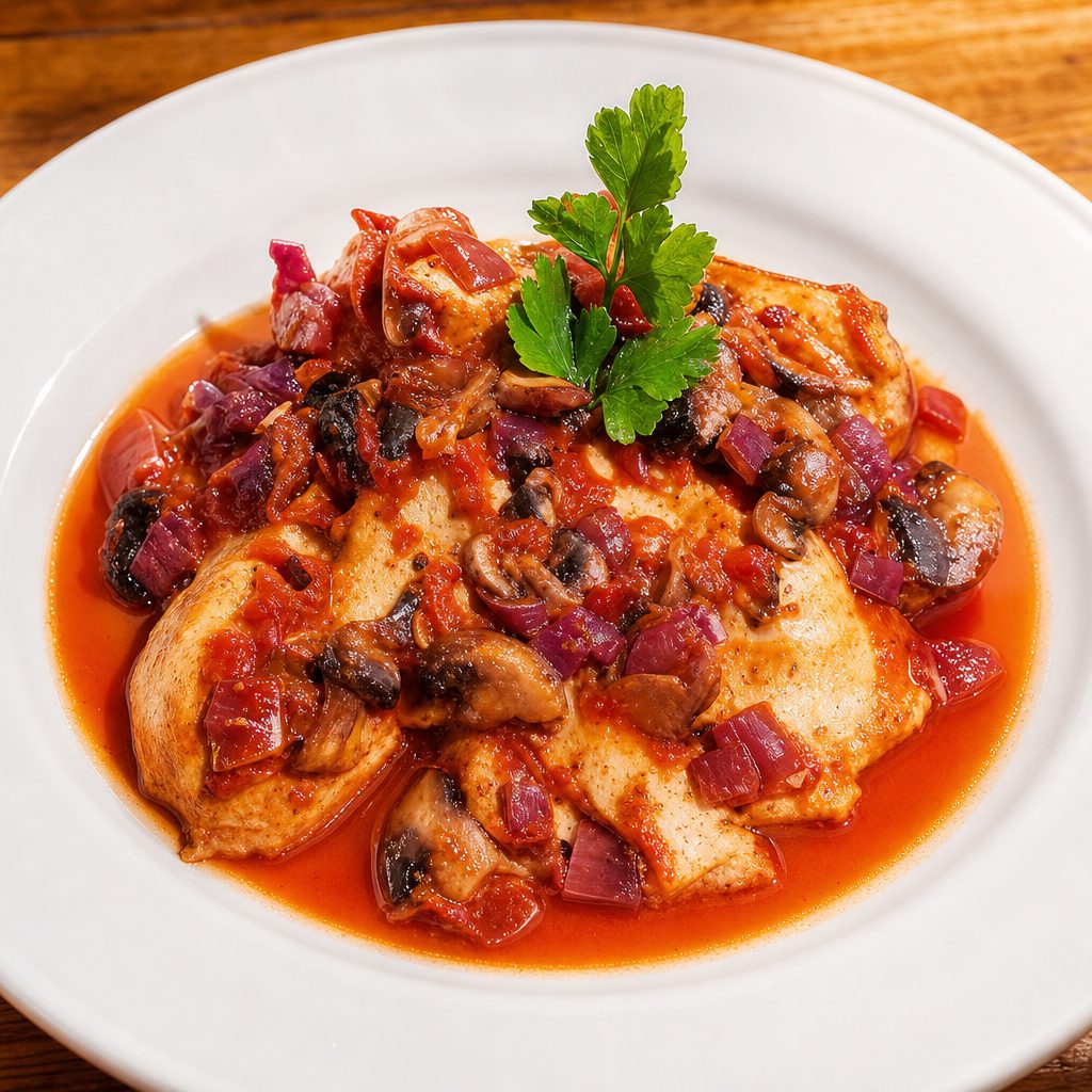 Veal Marsala.