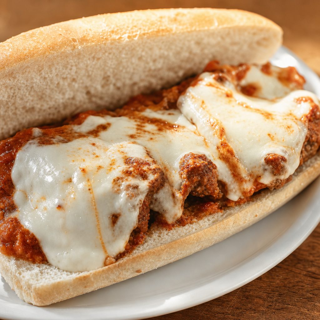Eggplant Parm Hero.