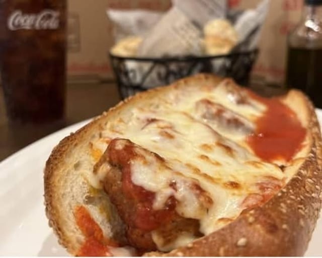Meatball & Peppers Parm Hero.